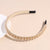 Sweet Solid Color Artificial Crystal Hair Band