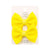 Sweet Solid Color Bow Knot Cloth Hair Clip