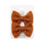 Sweet Solid Color Bow Knot Cloth Hair Clip