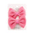 Sweet Solid Color Bow Knot Cloth Hair Clip