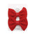 Sweet Solid Color Bow Knot Cloth Hair Clip