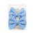 Sweet Solid Color Bow Knot Cloth Hair Clip