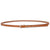 Sweet Solid Color Imitation Leather Alloy Women's Leather Belts