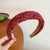 Sweet Solid Color Rhombus Cloth Hair Band 1 Piece