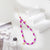 Sweet Star Artificial Crystal Alloy Beaded Mobile Phone Chain