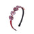 Sweet Star Heart Shape Polyester Rib Sequins Hair Band