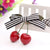 Sweet Women's Cherry Alloy Thread Belt Three-dimensional Hair Clip