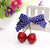 Sweet Women's Cherry Alloy Thread Belt Three-dimensional Hair Clip