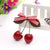 Sweet Women's Cherry Alloy Thread Belt Three-dimensional Hair Clip