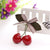 Sweet Women's Cherry Alloy Thread Belt Three-dimensional Hair Clip