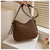 Texeled Bag Women's  Summer New Fashionable Western Style Shoulder Underarm Bag Shoulder Crossbody Texeled Bucket Bag