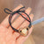 Tiktok Same Korean Style High-grade Hair Rope High Elastic Large Intestine Hair Band Rubber Band Hair-binding Hair Tie Height Hair Accessory For Ponytail