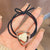 Tiktok Same Korean Style High-grade Hair Rope High Elastic Large Intestine Hair Band Rubber Band Hair-binding Hair Tie Height Hair Accessory For Ponytail