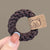 Tiktok Same Korean Style High-grade Hair Rope High Elastic Large Intestine Hair Band Rubber Band Hair-binding Hair Tie Height Hair Accessory For Ponytail