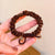 Tiktok Same Korean Style High-grade Hair Rope High Elastic Large Intestine Hair Band Rubber Band Hair-binding Hair Tie Height Hair Accessory For Ponytail