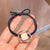 Tiktok Same Korean Style High-grade Hair Rope High Elastic Large Intestine Hair Band Rubber Band Hair-binding Hair Tie Height Hair Accessory For Ponytail