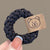 Tiktok Same Korean Style High-grade Hair Rope High Elastic Large Intestine Hair Band Rubber Band Hair-binding Hair Tie Height Hair Accessory For Ponytail