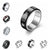 Titanium Steel Rotating Ring Male Rotating Decompression Anti-anxiety Ring