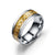 Titanium&stainless Steel Fashion Geometric Ring  (black Bottom Alloy Plate - 6) Nhtp0059-black-bottom-alloy-plate-6