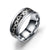 Titanium&stainless Steel Fashion Geometric Ring  (black Bottom Alloy Plate - 6) Nhtp0059-black-bottom-alloy-plate-6