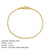 U Shape Stainless Steel 14K Gold Plated No Inlaid Bracelets In Bulk