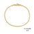 U Shape Stainless Steel 14K Gold Plated No Inlaid Bracelets In Bulk