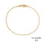 U Shape Stainless Steel 14K Gold Plated No Inlaid Bracelets In Bulk