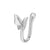 U-shaped Rabbit Spider Butterfly Copper Inlaid Zircon Nose Ring Piercing-free Jewelry