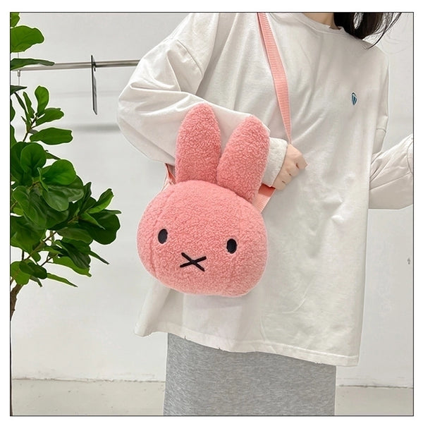 Unisex All Seasons Plush Cute Shoulder Bag