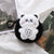 Unisex Animal Canvas Zipper Coin Purses