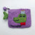 Unisex Animal Cartoon Wool Felt Zipper Wallets