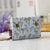 Unisex Animal Color Block Flower Canvas Sewing Thread Flip Cover Coin Purses