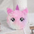 Unisex Animal Plush Zipper Coin Purses