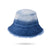 Unisex Basic Color Block Flat Eaves Bucket Hat