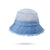 Unisex Basic Color Block Flat Eaves Bucket Hat