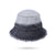 Unisex Basic Color Block Flat Eaves Bucket Hat