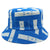 Unisex Basic Color Block Wide Eaves Bucket Hat