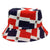 Unisex Basic Color Block Wide Eaves Bucket Hat