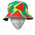 Unisex Basic Color Block Wide Eaves Bucket Hat