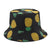 Unisex Basic Cow Pattern Printing Flat Eaves Bucket Hat