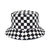 Unisex Basic Cow Pattern Printing Flat Eaves Bucket Hat