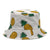 Unisex Basic Cow Pattern Printing Flat Eaves Bucket Hat