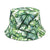 Unisex Basic Flower Wide Eaves Bucket Hat