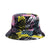 Unisex Basic Graffiti Printing Flat Eaves Bucket Hat