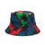 Unisex Basic Graffiti Printing Flat Eaves Bucket Hat