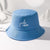 Unisex Basic Letter Embroidery Wide Eaves Bucket Hat