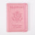 Unisex Basic Letter Flower Pu Leather Passport Holders