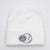 Unisex Basic Moon Embroidery Eaveless Wool Cap