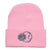 Unisex Basic Moon Embroidery Eaveless Wool Cap