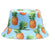 Unisex Basic Pineapple Flat Eaves Bucket Hat